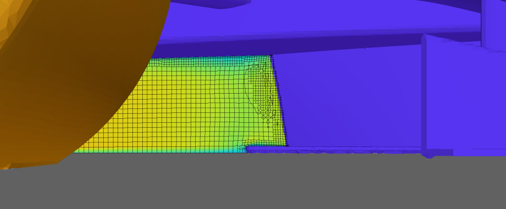 ground modelling of F1 porpoising effect